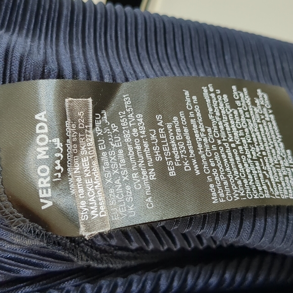 Dex accordion midi skirt, next blue, XS - Picture 4 of 4